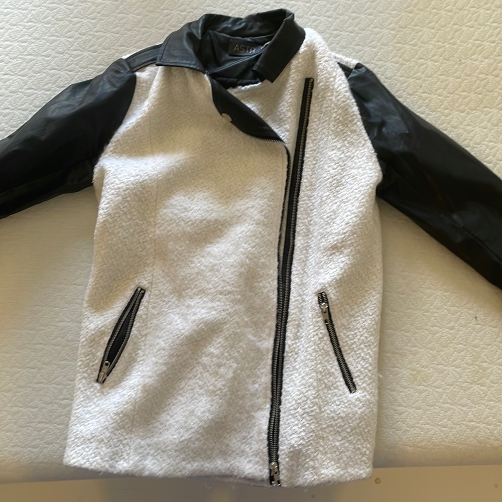 Beautiful Leather and Textured Jacket